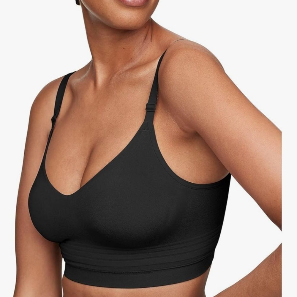 Warner's Easy Does It All Over‎ Smoothing Seamless Bra- Black